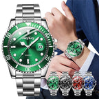 Fashion Men Business Watches Stainless Steel Band Men
