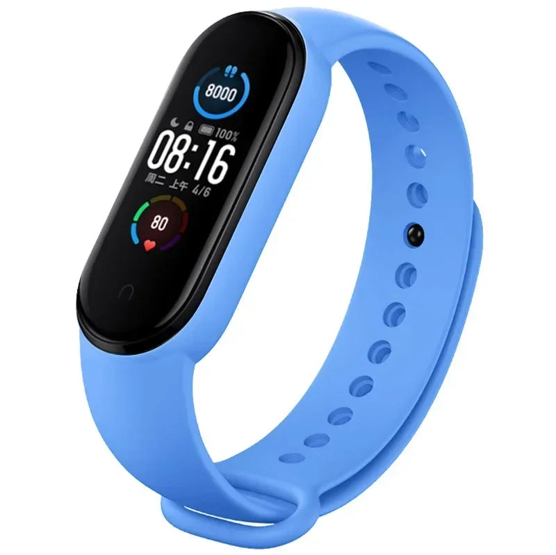 Watch Strap For Xiaomi Mi Band 7 6 5 4 3 Wristband - Dark Blue 28 / Mi band 3 4 / United States, Dark Blue 28 / Mi band 5 6 7 / United States