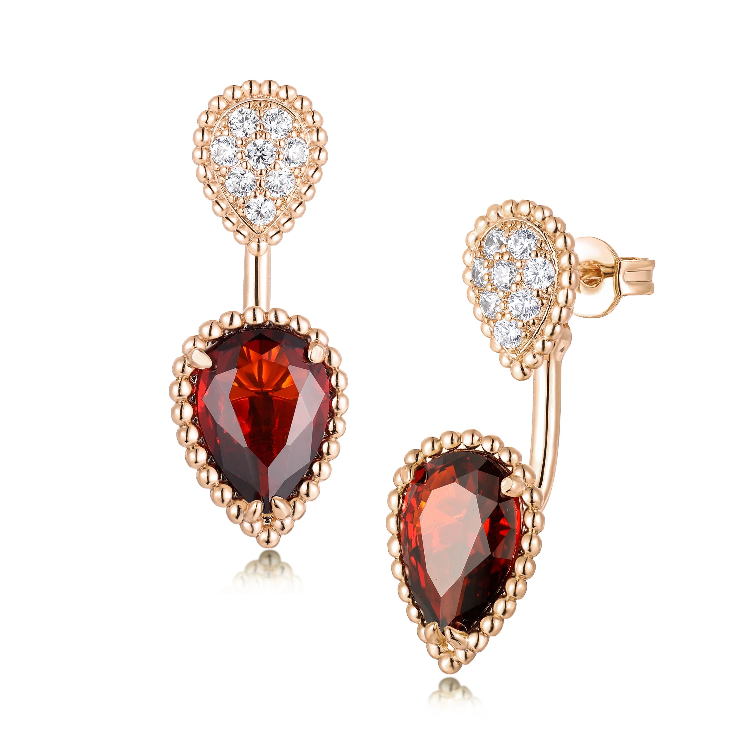 Apir Garnet Water Drop Earrings for Woman Bohemian