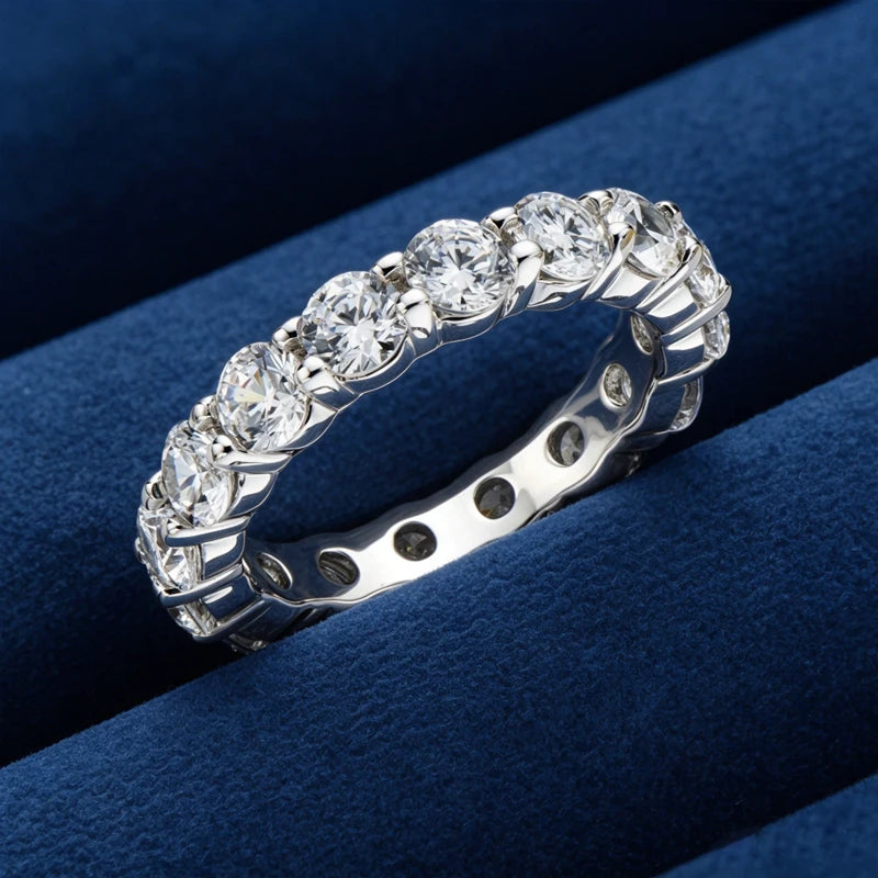 Rrjzz 4MM Full Moissanite Wedding Eternity