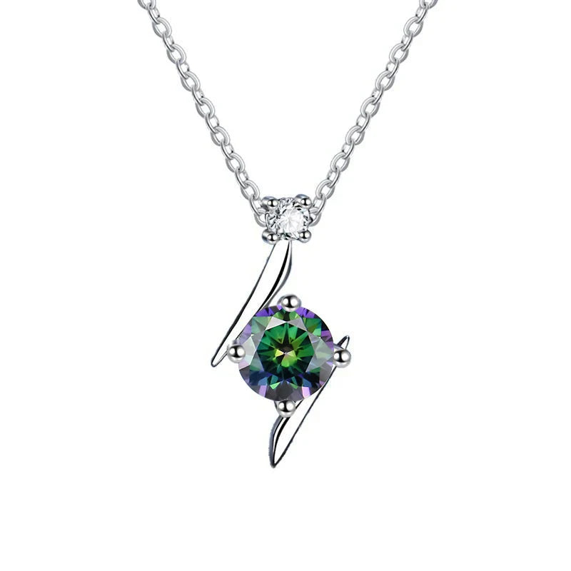 1.0 carat women moissantie pendant necklace for.