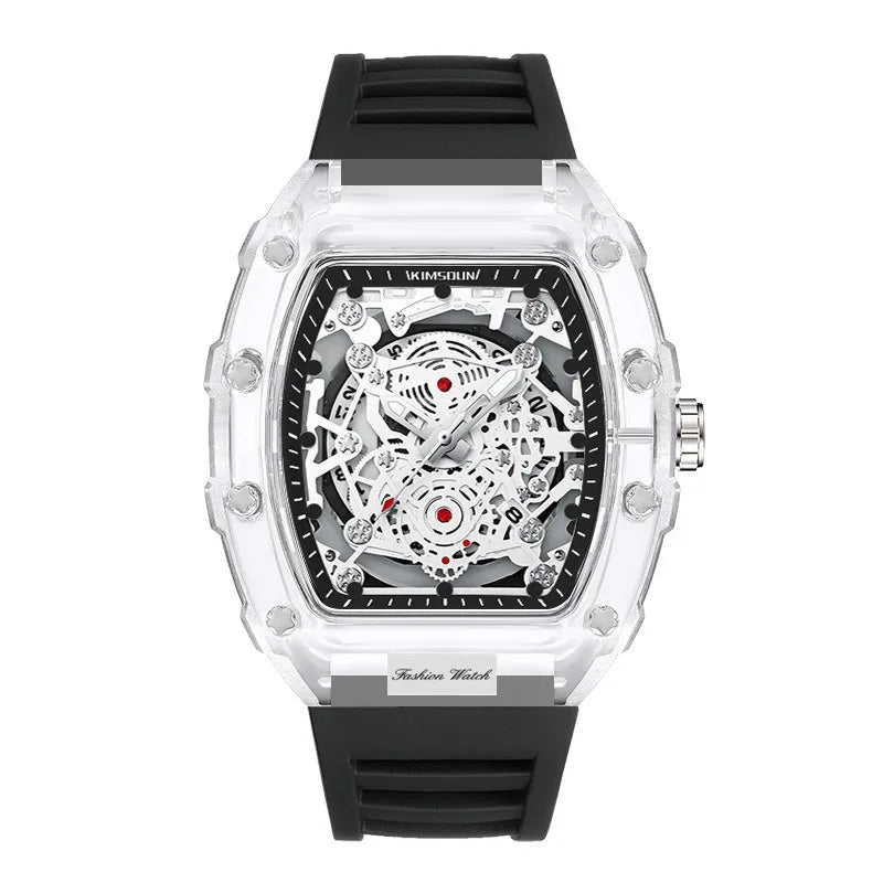 New Men's Watch Fashionable, High end, Elegant, - Transparent black