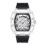 New Men's Watch Fashionable, High end, Elegant, - Transparent black
