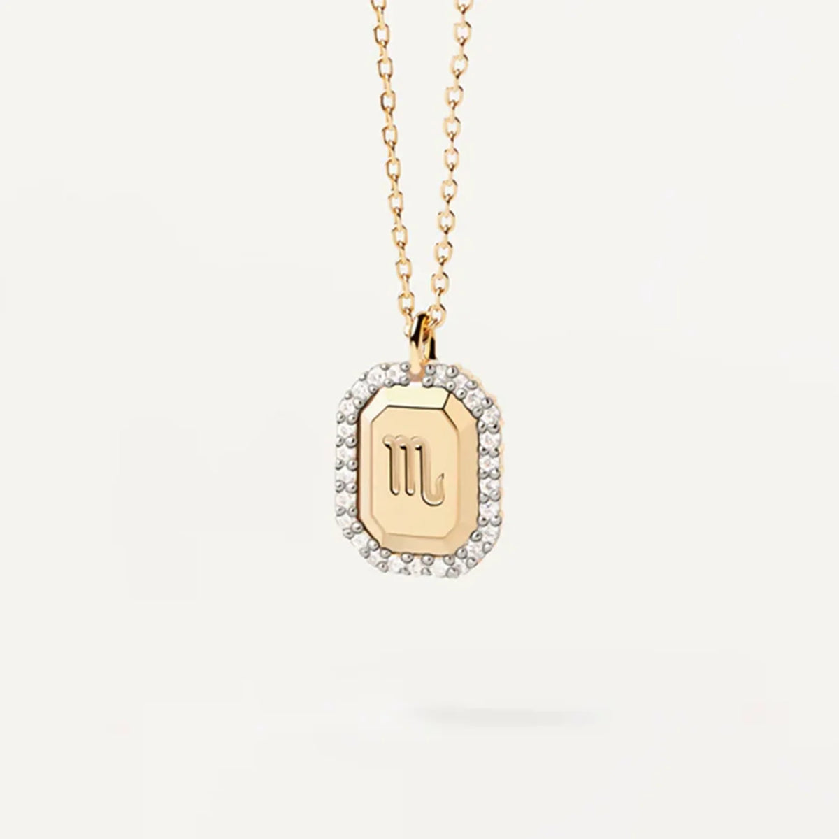 DPLAOPA 925 Sterling Silver Zodiacs Aries Gemini 12 - Gold Scorpio