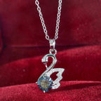 Echte Moissanit-Halskette 1 Karat 925 Sterling Silber