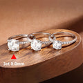 KNOBSPIN D VVS1 1-3ct Round Moissanite Ring 18K White - white gold color / 3ct 9.0mm / 8, white gold color / 3ct 9.0mm / 7.5, white gold color / 3ct 9.0mm / 7, white gold color / 3ct 9.0mm / 6.5, white gold color / 3ct 9.0mm / 6, white gold color / 3ct 9.0mm / 5.5, white gold color / 3ct 9.0mm / 5, white gold color / 3ct 9.0mm / 4.5, white gold color / 3ct 9.0mm / 9, white gold color / 3ct 9.0mm / 8.5, white gold color / 3ct 9.0mm / 4
