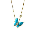 Modeschmuck Schmetterling 18K vergoldet 925