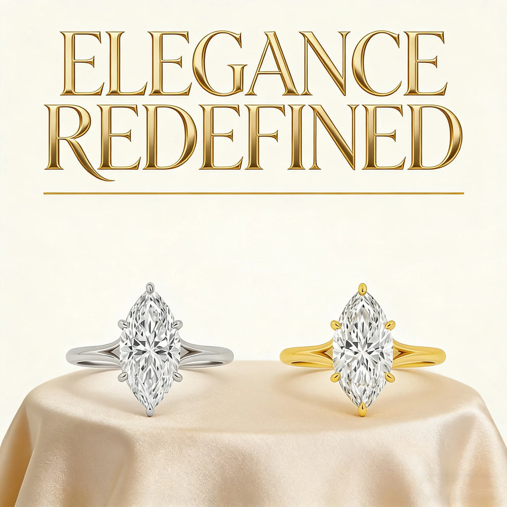 Moissanite Ring silver 925 sterling gold plated