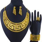 Fashion Woman Luxury 18K Gold Plated Jewelry Set