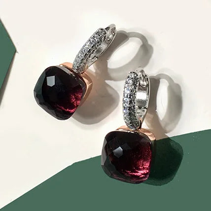 Pure 925 Sterling Silver Candy Style 21 Colors Pink - Purple