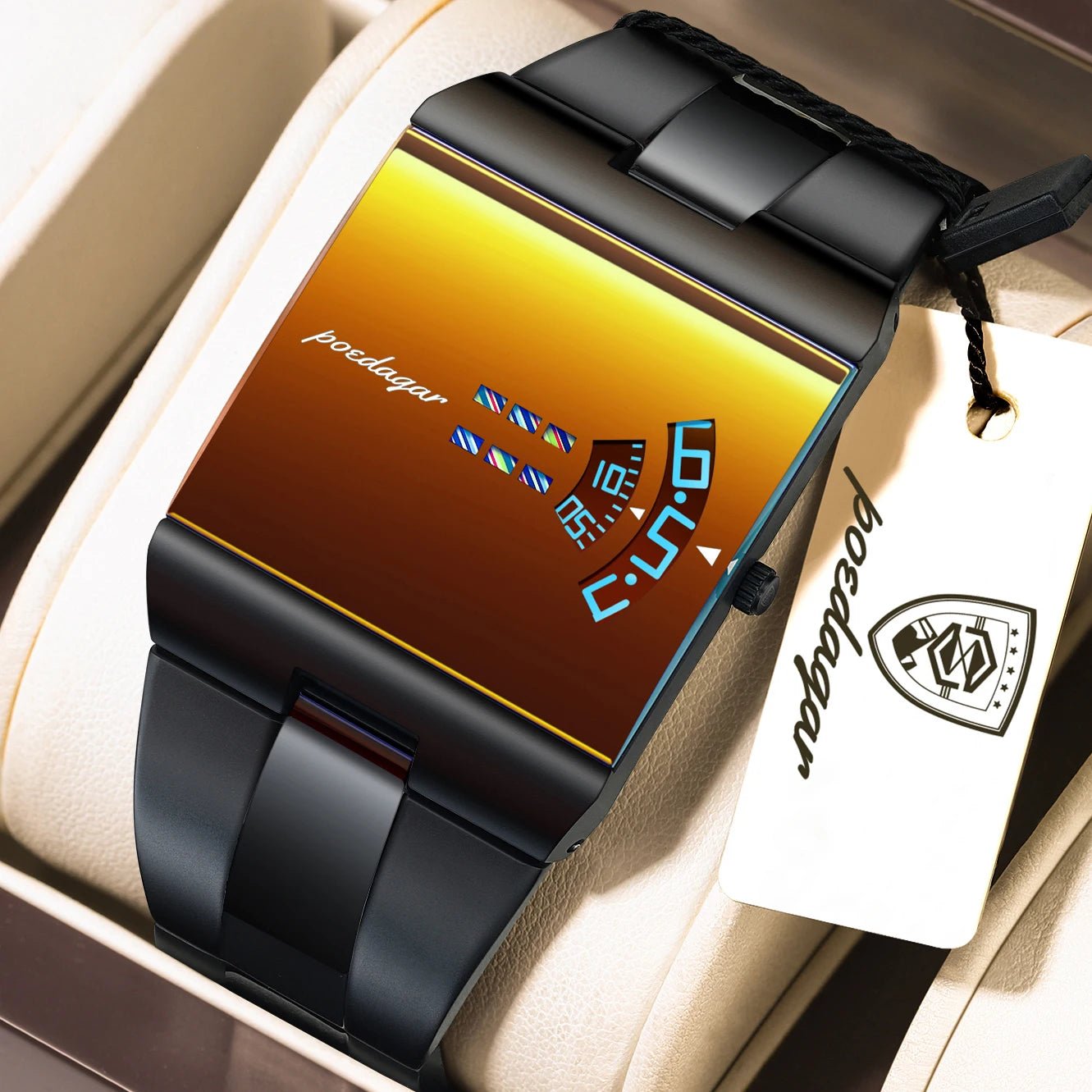 Poedagar Brand Business Man Watch Waterproof Stain