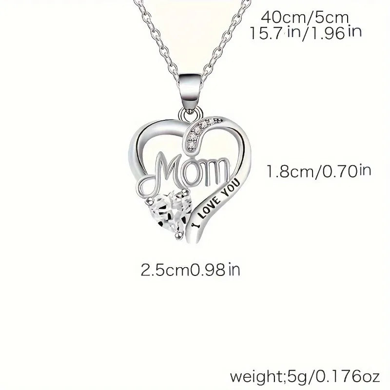 Elegant Style Heart shaped Pendant Necklace Hollow