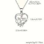 Elegant Style Heart shaped Pendant Necklace Hollow