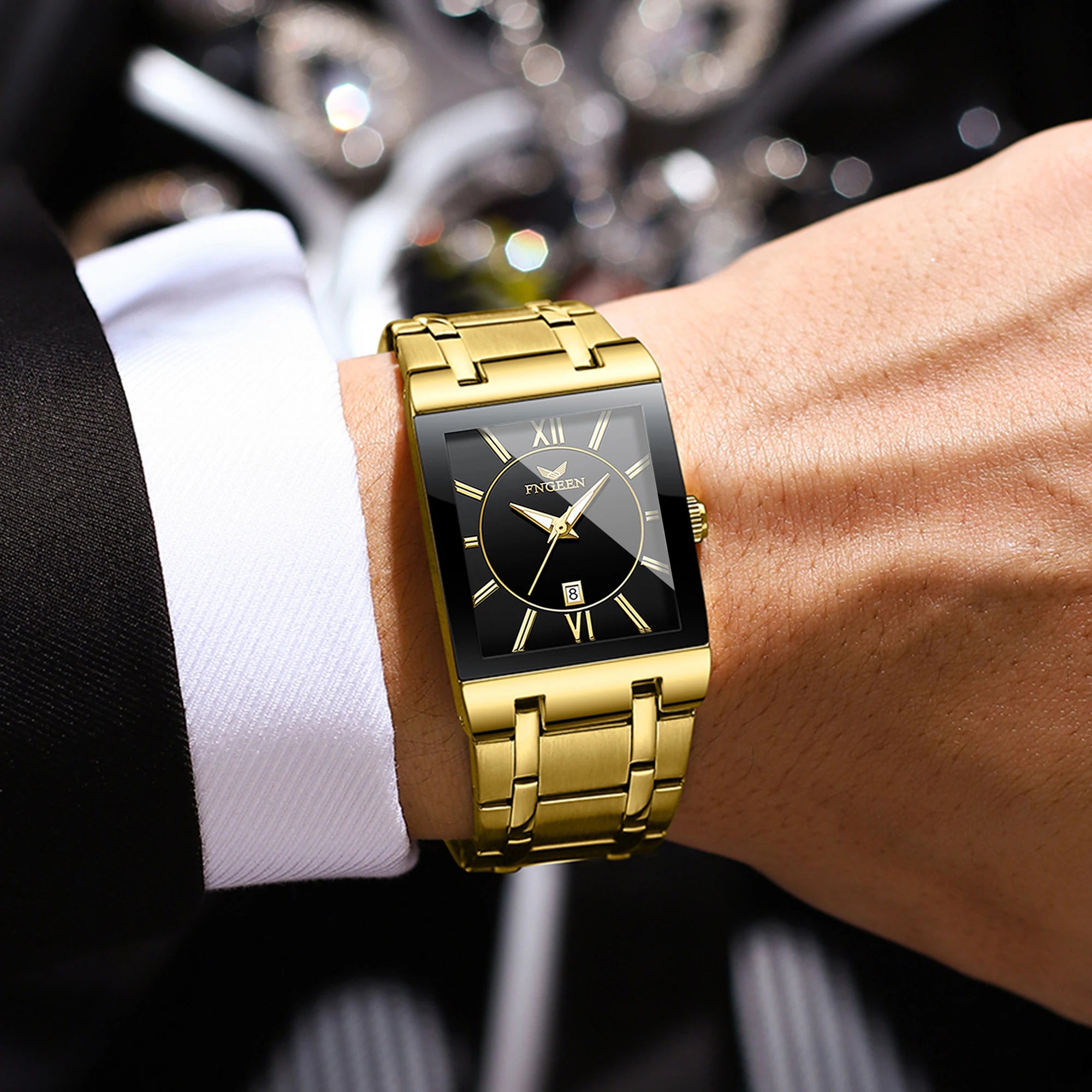 BINBOND Luxury Precise Quartz Wristwatch for Men