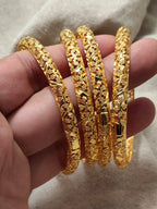 Bracelets Dubai Gold Color Bangles For Women Men Girls