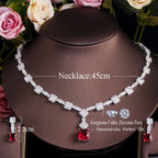 ThreeGraces Elegant Yellow CZ Crystal Silver