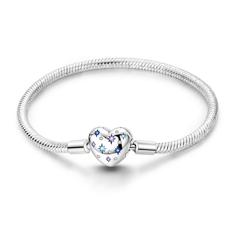 925 Sterling Silver Bracelets 17-20CM Original Golden - KTB054 / 20cm / United States, KTB054 / 18cm / United States, KTB054 / 19cm / United States, KTB054 / 17cm / United States