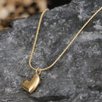 1pc 18K Gold-Tone Minimalist Stainless Steel Curved