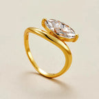 Bxiny 2CT Marquise All Moissanite Ring Set S925