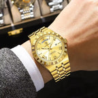 POEDAGAR Luxury Men's Waterproof Quartz Watch