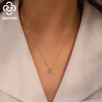 Rinntin Moissanite Diamond Heart Pendant 1-4CT