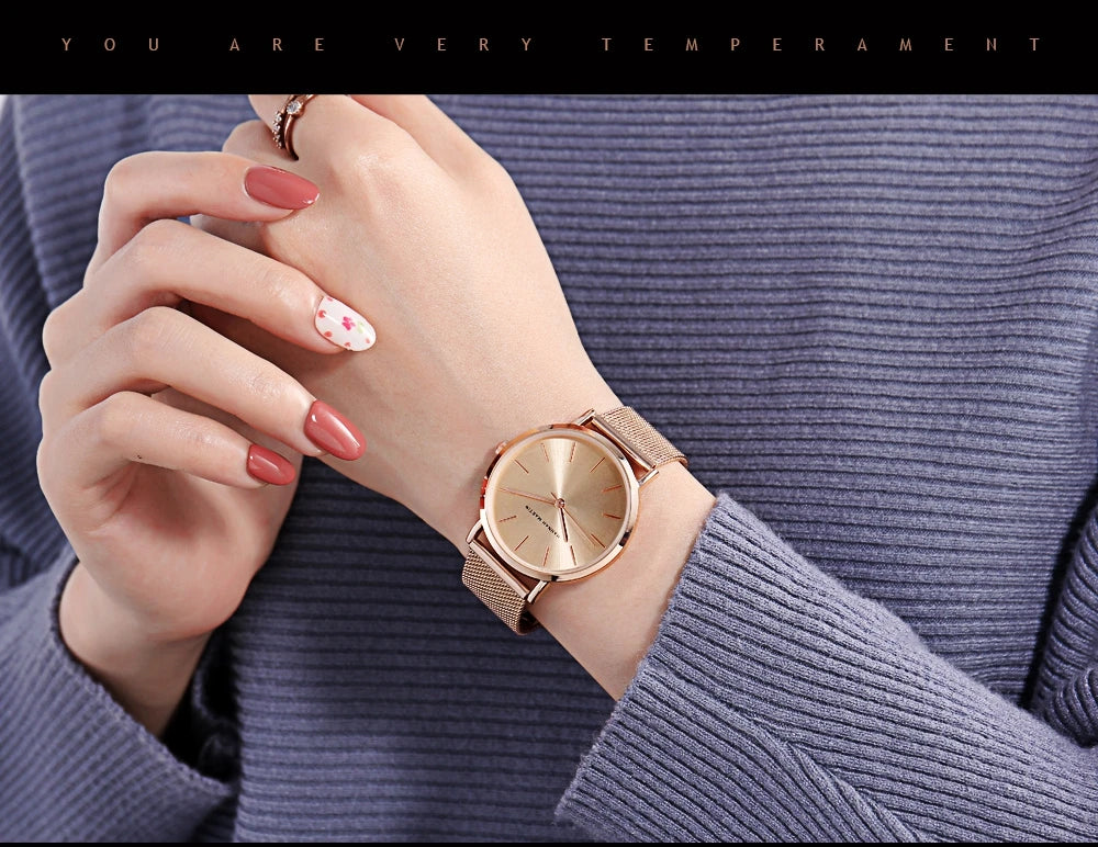 2023 New Women Bracelet Watch 1 Set Japan Quartz.