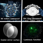 OLEVS Men's Luxury Chronograph Waterproof Watch