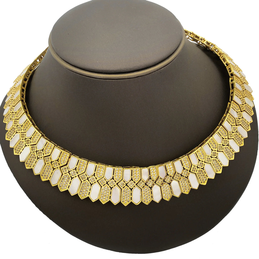 JRH Jewelry Classics Bridal Cubic Zirconia Necklac.