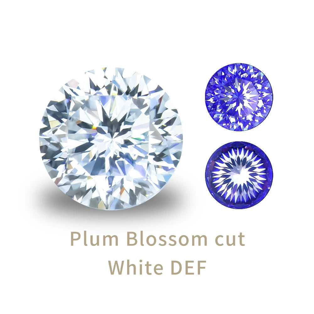 Classic 4-Prongs 925 Silver Moissanite Rings For