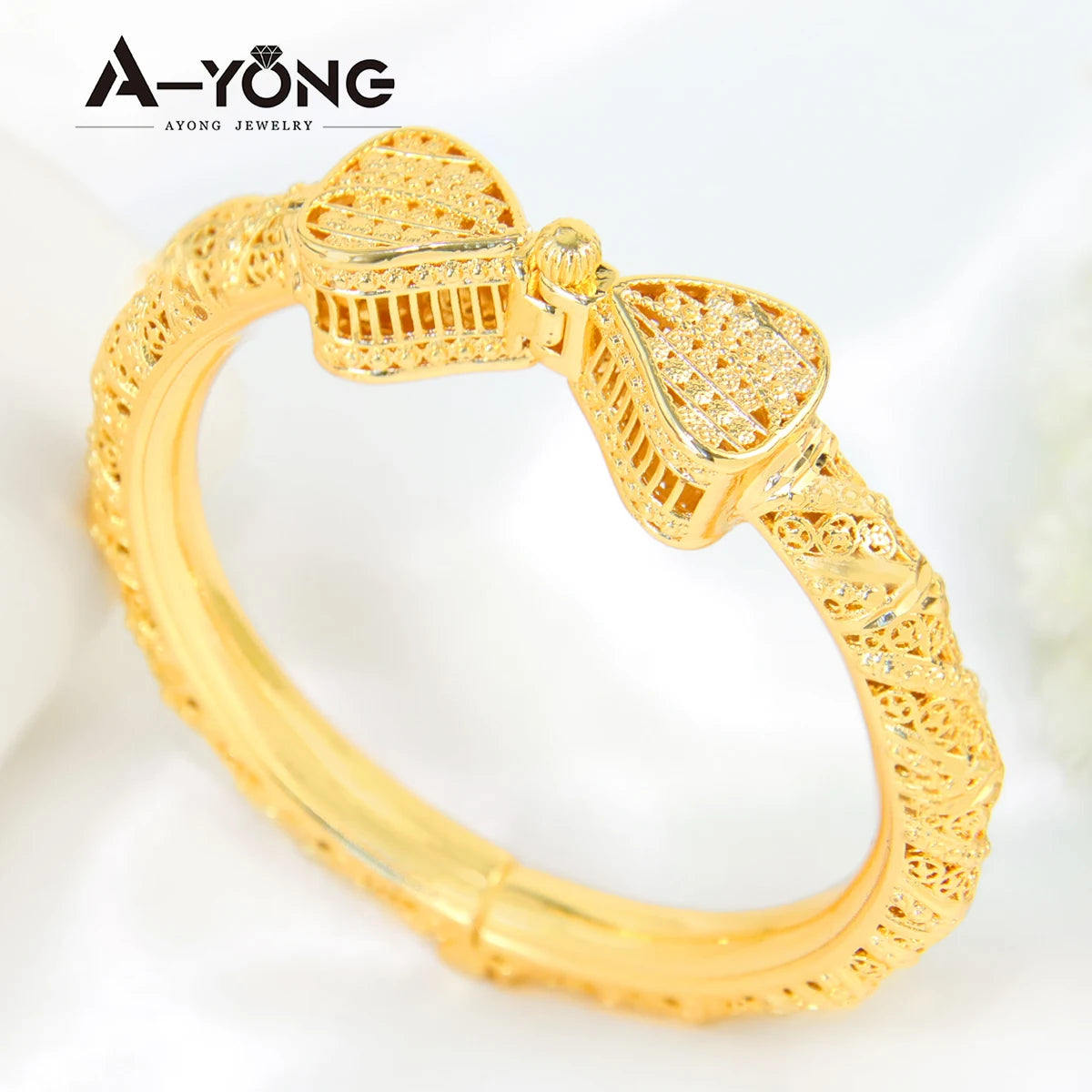 Dubai 24k Gold Jewelry Bracelet Copper Gold Plated