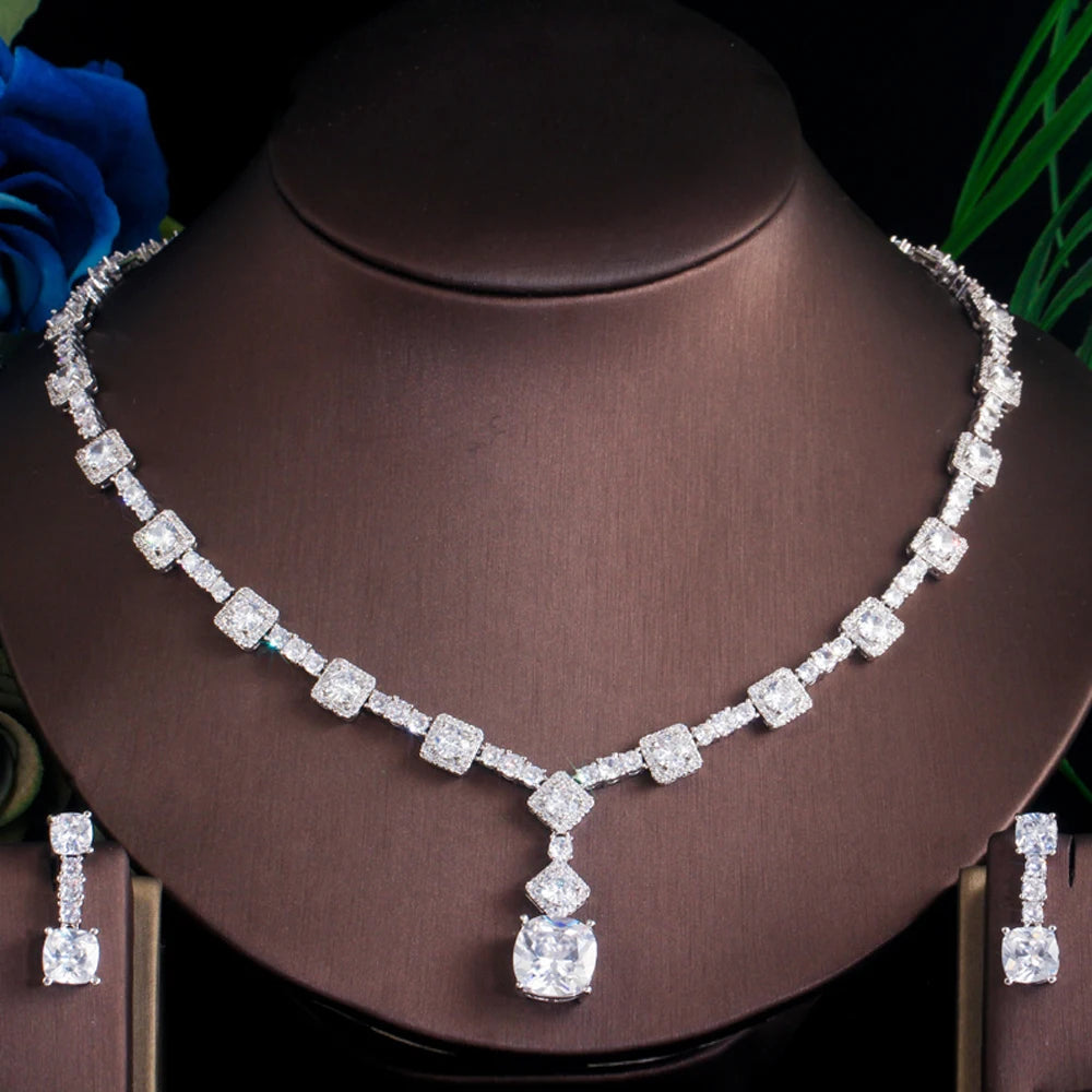 ThreeGraces Elegant Yellow CZ Crystal Silver