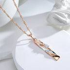 Wbmqda 3Pcs 585 Rose Gold Silver Color Mix Geometr.