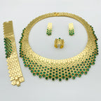 Falair Luxury Women Jewelry Set with Cubic Zirconia