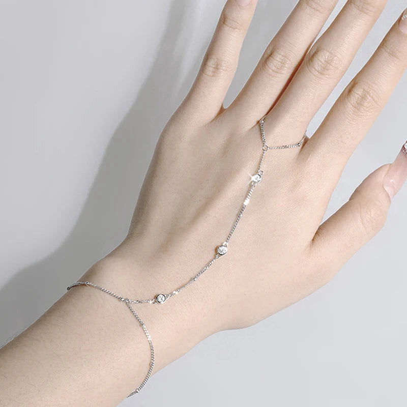 Smyoue 3MM Moissanite Bracelets for Women 14-21cm