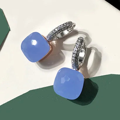 Pure 925 Sterling Silver Candy Style 21 Colors Pink - Blue