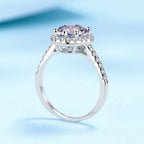 Firering 100% Real Oval Moissanite Ring 1-2ct.