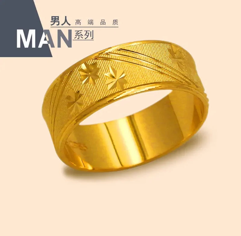 VivoGoldCouple men and women 9999 24K real gold