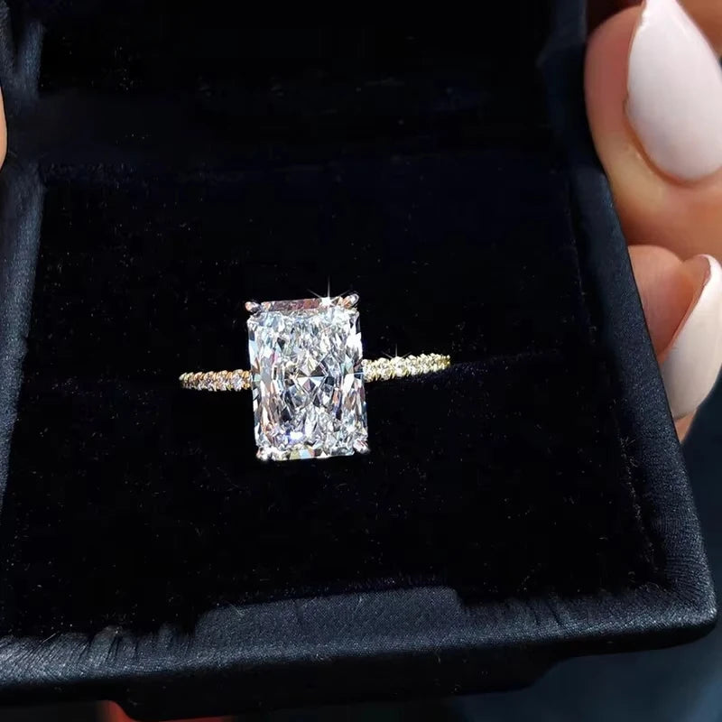 1-3CT Moissanite D Color VVS Diamond Women's Oval