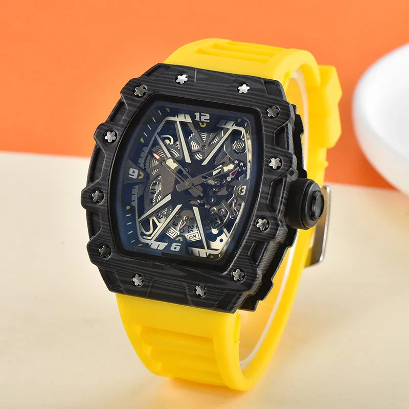 New, large dial men's quartz watch waterproof