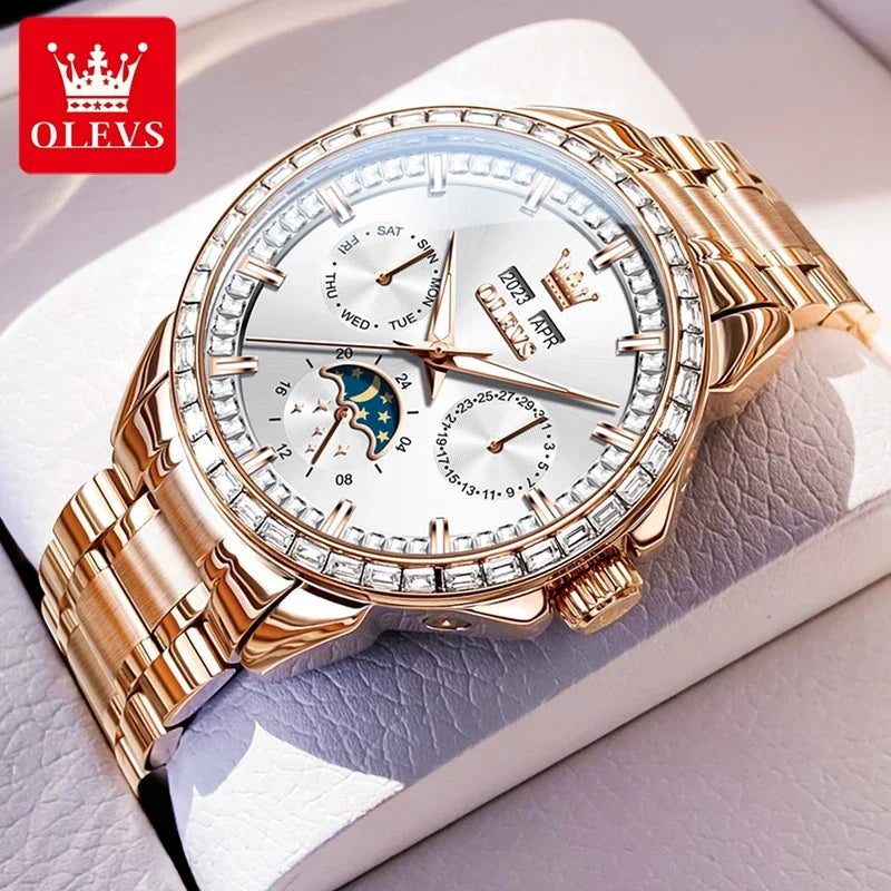 Olevs 6695 NEW Men's Watches Full Multifunctional.