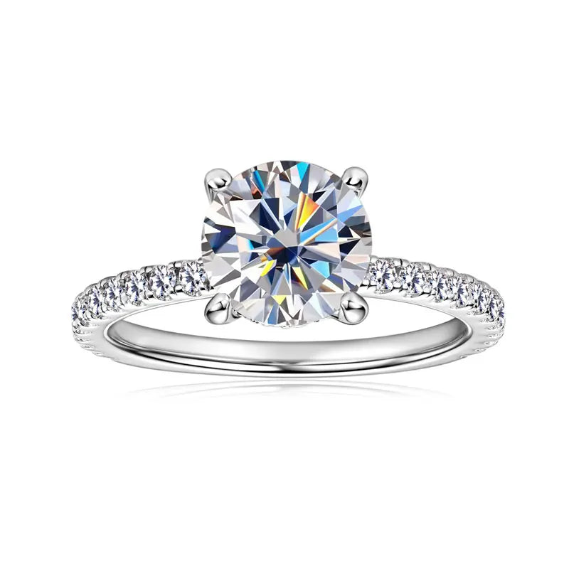 Lnngy 8mm 2ct Moissanite Halo Ring Certified 925 - 8MM-2CT / Silver Color 1 / 4, 8MM-2CT / Silver Color 1 / 10, 8MM-2CT / Silver Color 1 / 9.5, 8MM-2CT / Silver Color 1 / 9, 8MM-2CT / Silver Color 1 / 8.5, 8MM-2CT / Silver Color 1 / 6, 8MM-2CT / Silver Color 1 / 5.5, 8MM-2CT / Silver Color 1 / 5, 8MM-2CT / Silver Color 1 / 4.5, 8MM-2CT / Silver Color 1 / 8, 8MM-2CT / Silver Color 1 / 7.5, 8MM-2CT / Silver Color 1 / 7, 8MM-2CT / Silver Color 1 / 6.5