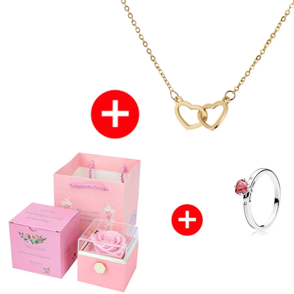 Custom Names Heart Necklace Personalized Jewelry - Style 18