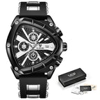 Lige Armbanduhr für Herren Chronograph Leger Modisch