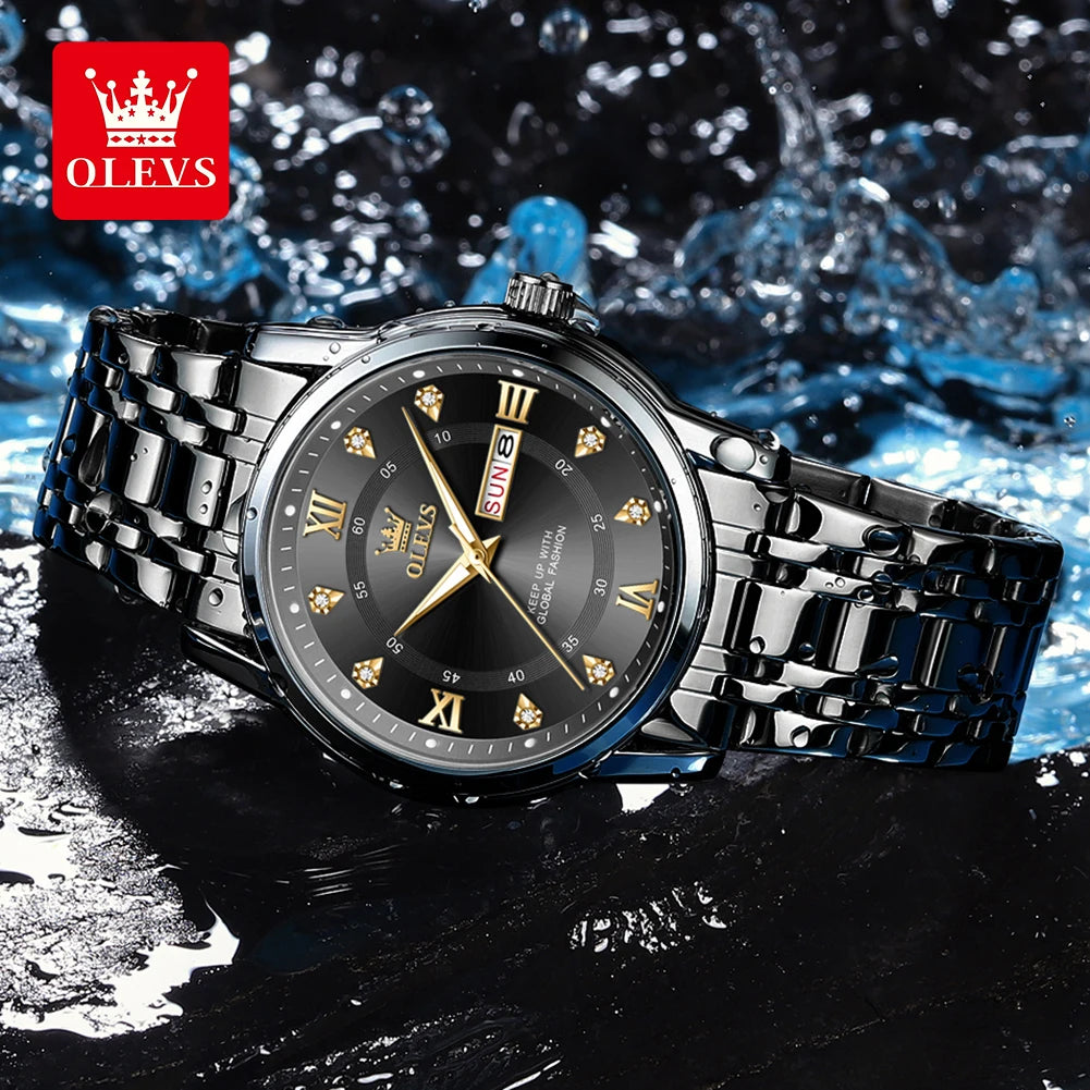 OLEVS 5513 Mens Watch Original Fashion Brand Quartz