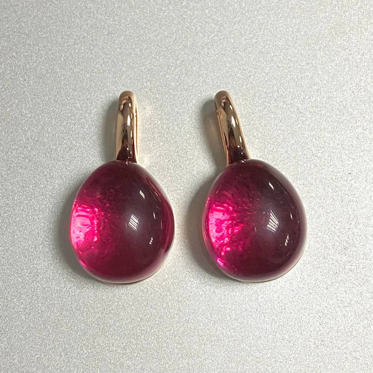 Women  Classic Waterdrop Earrings Simple Gold
