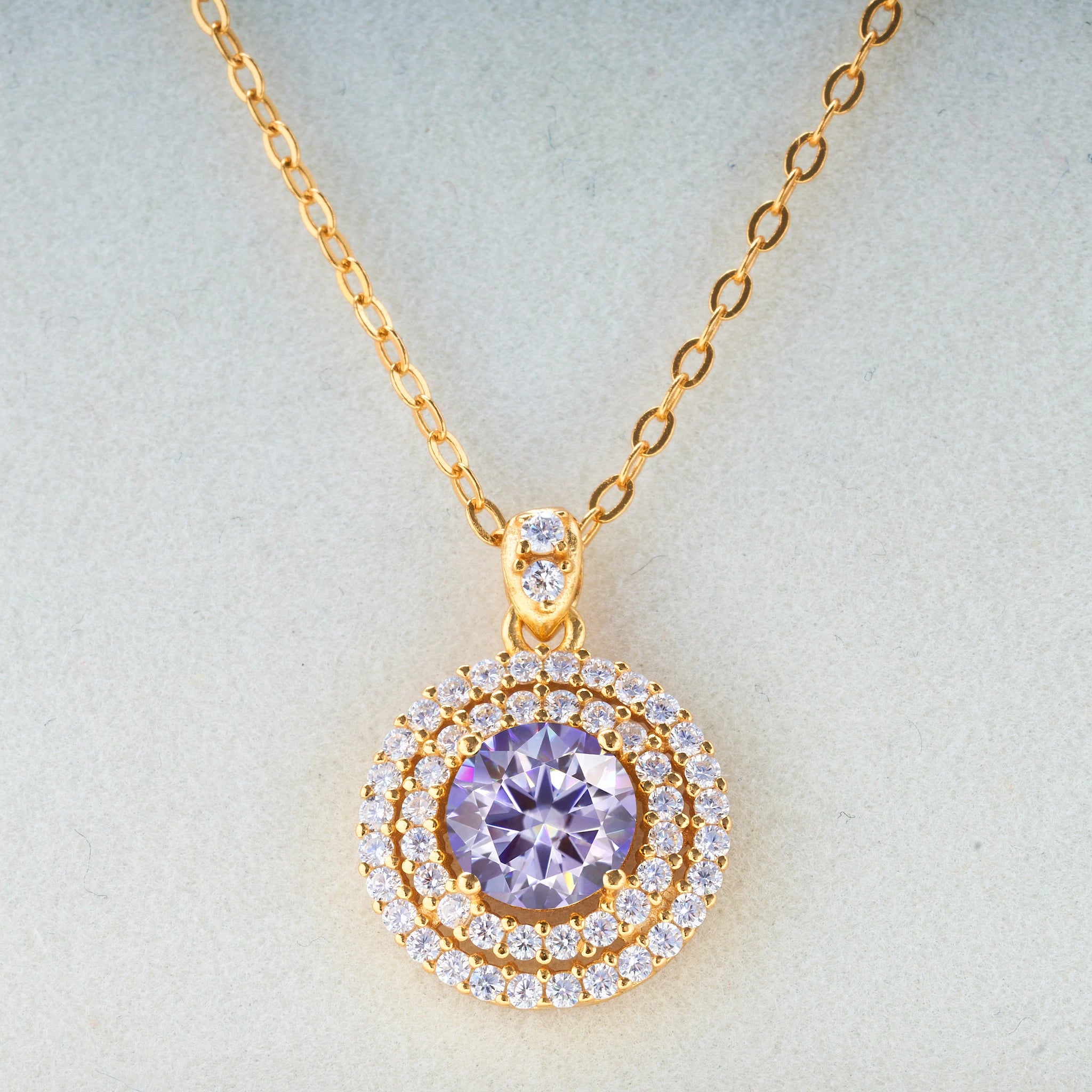 1.0 carat Certified D Color Moissanite Pendants