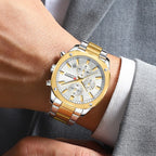 CURREN Men's 42mm Sport Chronograph Steel Watch