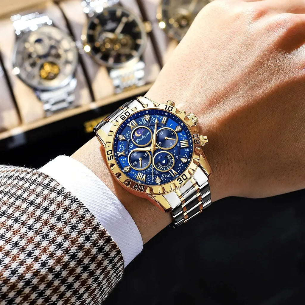 Poedagar Luxury Man Watch Waterproof Luminous.