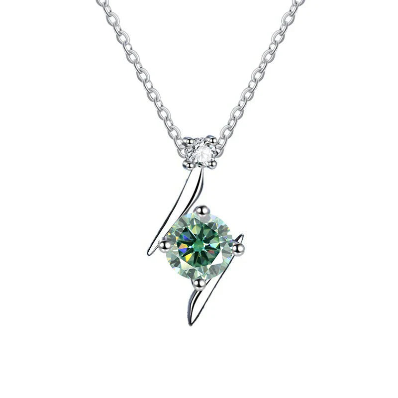 1.0 carat women moissantie pendant necklace for.