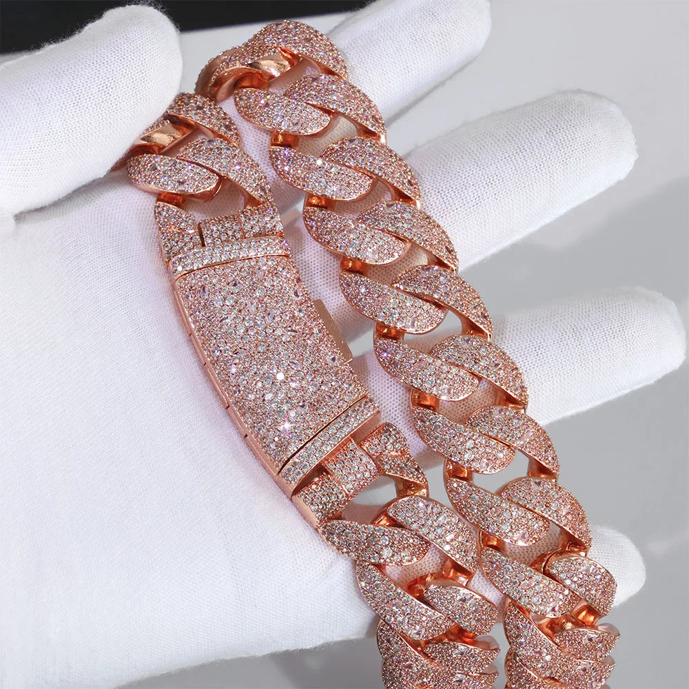 Eskeem Luxury Curved Flip Buckle Rose Gold Plated